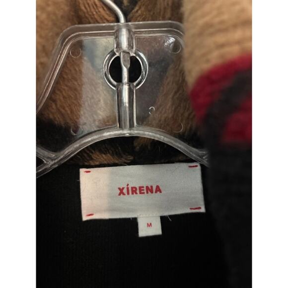 Xirena Koda Jacket Medium Southwestern Boho Aztec Plush Fleece Button Front - Picture 7 of 8